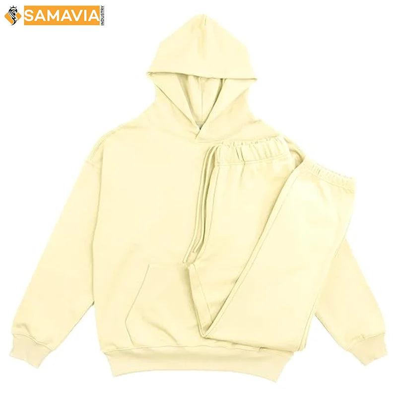 Men's Geometric Pattern Embroidered Custom Printed Winter Fashion Hoodie Polyester Cotton Jersey Fabric Breathable Loose Fit