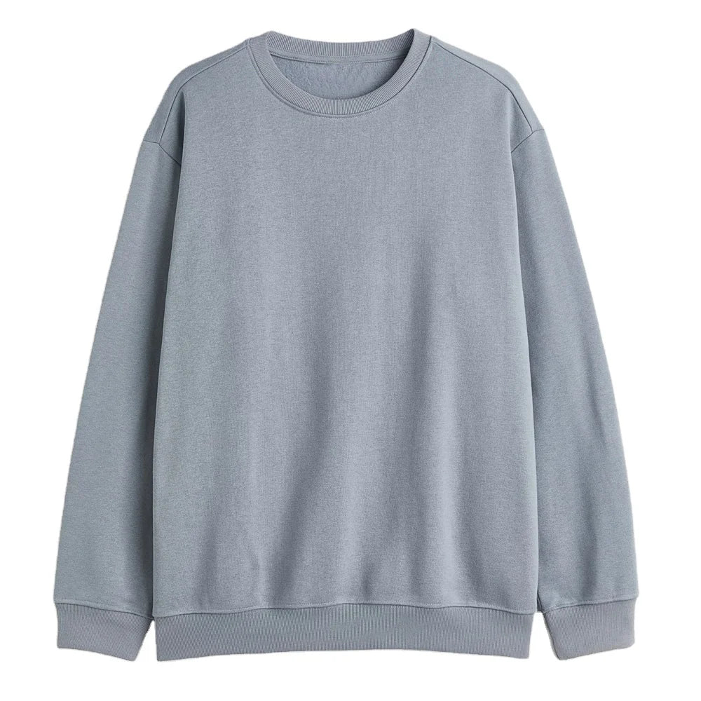 High Quality Oversize Full Sleeve Crew Neck Pullover Sweatshirt Luxury Loose Winter Hoodie 3D Printed Design School Training